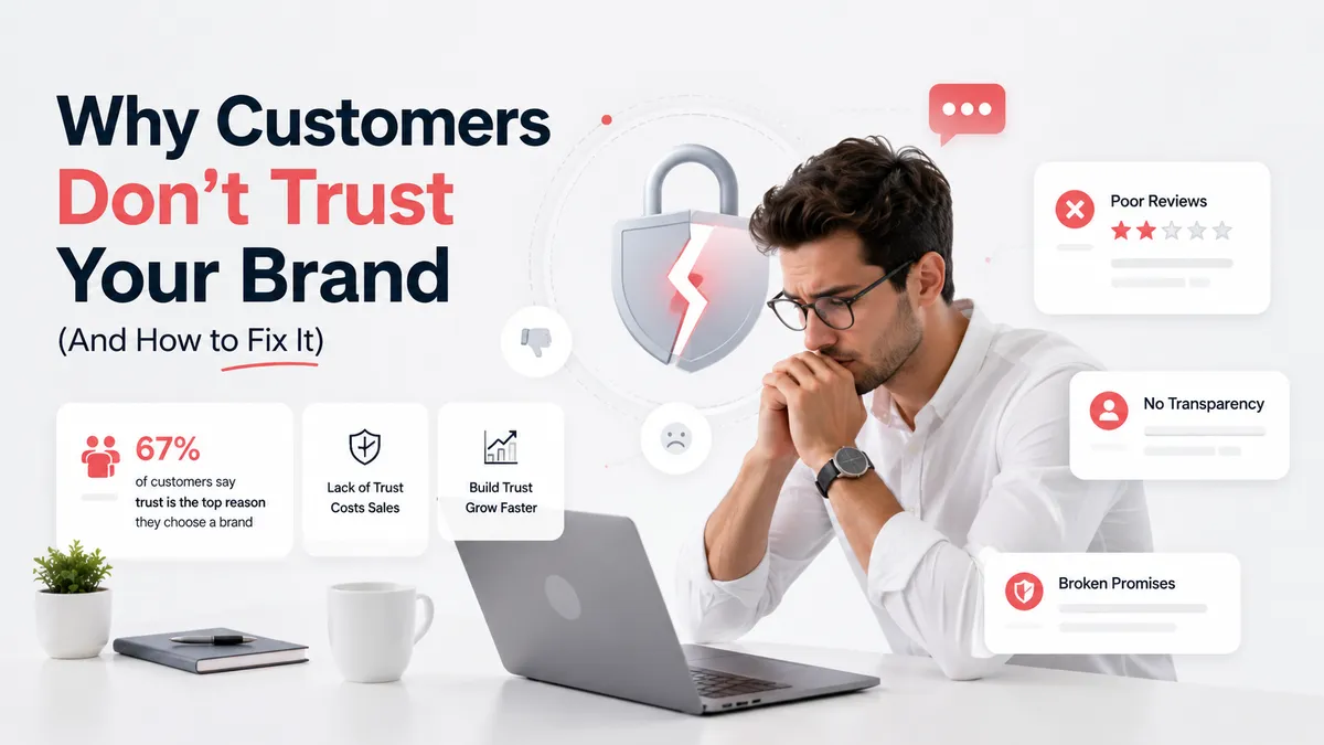 Why Customers Don't Trust Your Brand (And How to Fix It)