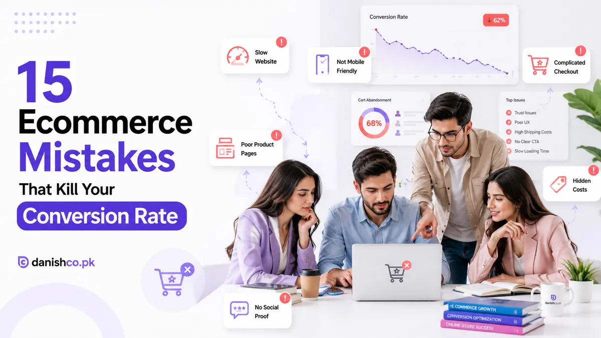 15 Ecommerce Mistakes That Kill Your Conversion Rate